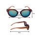 Gafas de Sol de Madera - Blue Stingray