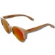 Polarized Wood Sunglasses - Orange Lynx