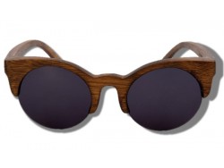 Polarized Wood Sunglasses - Cougar
