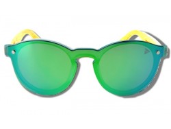 Green Toucan - Wooden Sunglasses