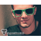Polarized Wooden Sunglasses - Green Chameleon