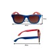 Polarized Wooden Sunglasses - Blue Chameleon