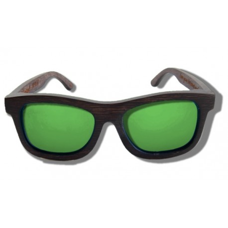 Gafas de Sol de Madera - Green Grizzly