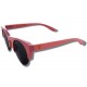 Polarized Wooden Sunglasses - Pink Owl