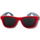 Polarized Wood Sunglasses - Red Chameleon
