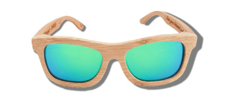 gafas de sol de madera - green lion